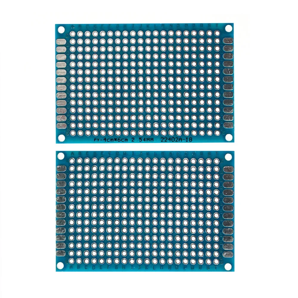 5PCS 4x6cm Double Side Prototype PCB Universal Printed Circuit Board 4*6cm Blue pcb prototype