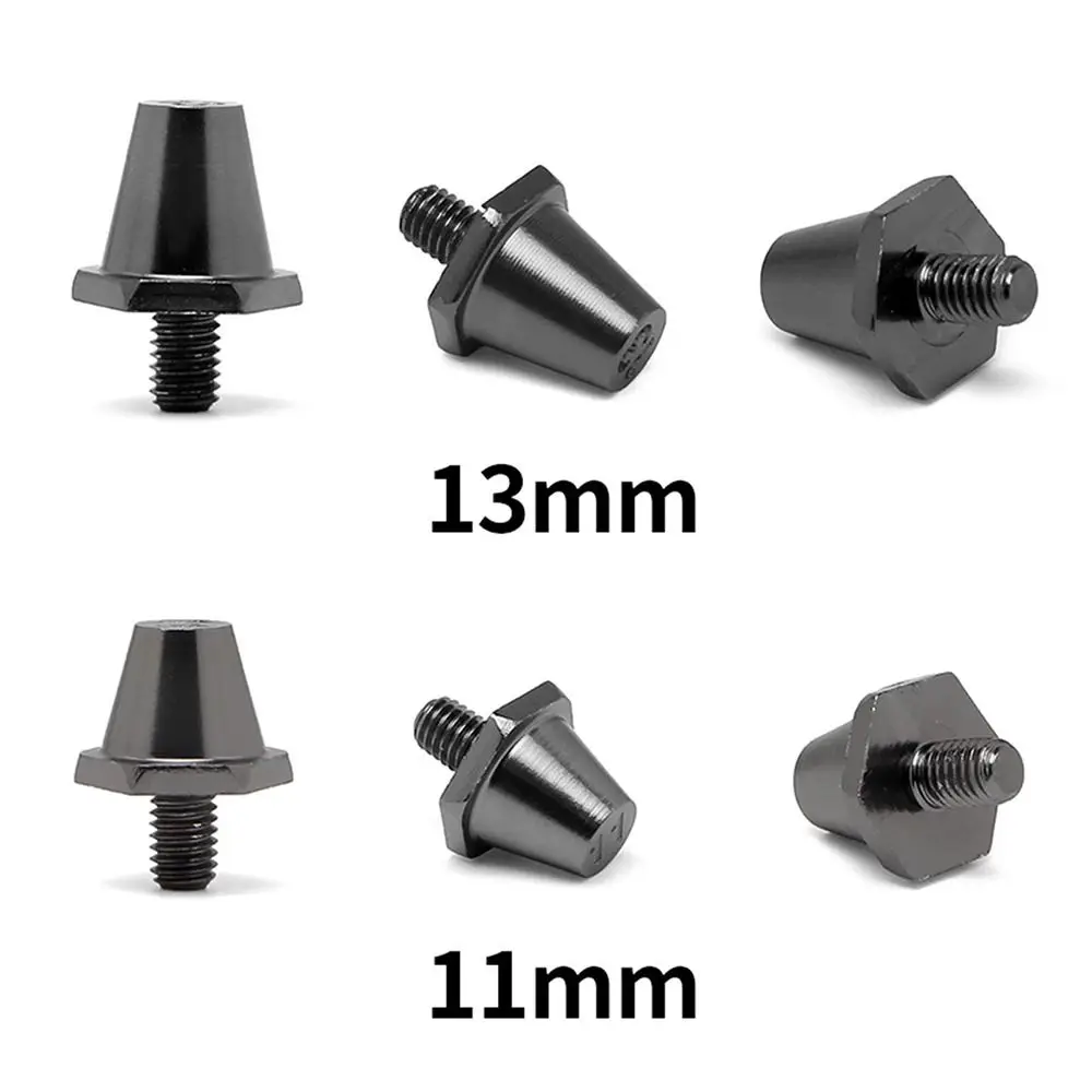 2 Stuks Duurzaam 11/13 Mm Voetbalschoen Spikes M5 Draad Antislip Voetbalschoen Studs Aluminium Voetbalschoen schoenplaten Voor Atletische Sneakers