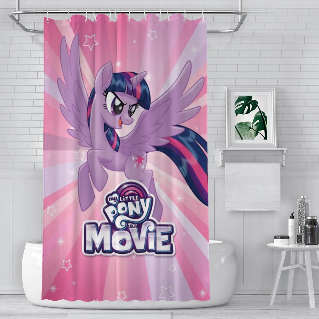 

L-Littleed P-Ponyed Shower Curtain for Bathroom Aesthetic Room Decoration