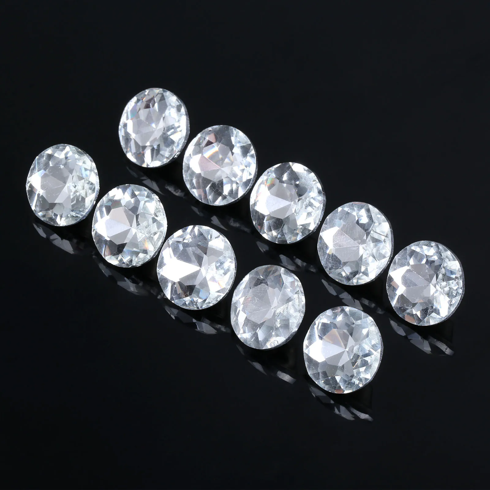 10Pc 14/16/18/22mm Decorative Buttons Diamond Crystal Rhinestone Upholstery Button Sofa DIY Headboard Buttons Sewing Accessories