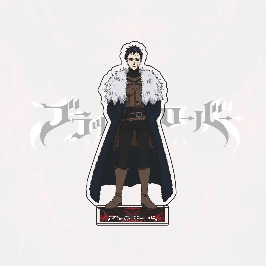 2026 New Black Clover Acrylic Stand Figure Popular Characters Asta Lucius Lemiel Desktop Ornament Collectible Anime Keychain view 5