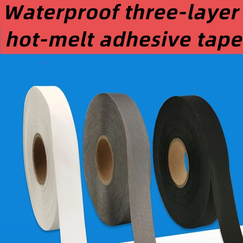 1Roll 20 Feet 3cm Wide 3 Layer Hot Melt Seam Sealing Tape Waterproof Neoprene Repair Tape Wetsuit Raincoat