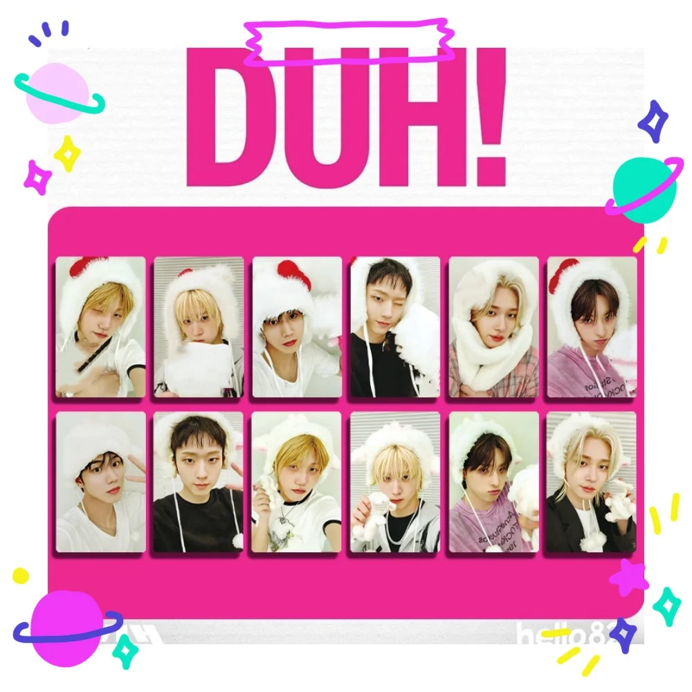 P1Harmonia 6 pezzi/set DUH! Album Tesserino Stile INS di alta qualità Stampa fronte-retro Carta LOMO JIUNG SOUL JONG SEOB Kpop Regali