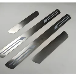 For Renault ARKANA XM3 2019 2020 2021 Door Sill Guards Scuff Plate Stainless Steel Threshold Kick Pedal Protect Car Accessories