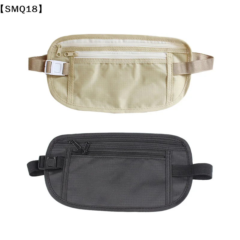 1PC Invisible Travel Waist Packs Waist Pouch for Passport Money Belt Bag Hidden Security Wallet Casual Bag For Men WomenSMQ