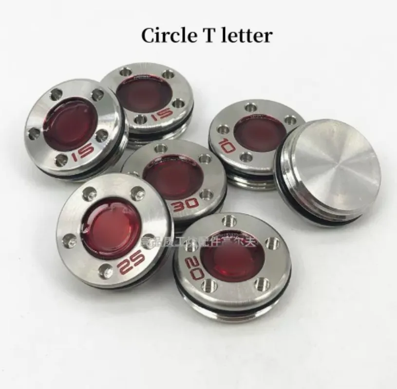 

10-40g a pair of red round T golf putter weight screw golf accessories, free shipping