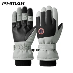 PHMAX Winter Gloves Unisex Women Men Winter Warm Thick Touch Screen Skiing Outdoor Cycling Glove  Antislip Full Finger Gloves