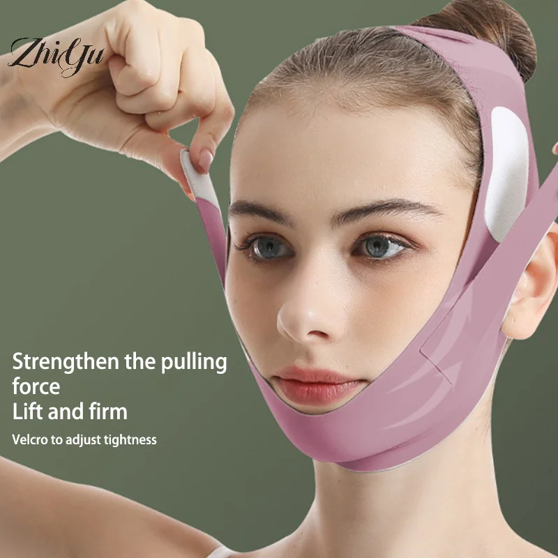 Reusable Face Slimming Bandage V Line Bandage Women Chin Cheek Lift Up Belt Facial Massage Strap Face Skin Care Beauty Tools