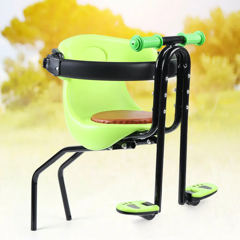 Kids Front Bike Seat Toddler Child Chair Carrier Saddle W/Pedal Safety