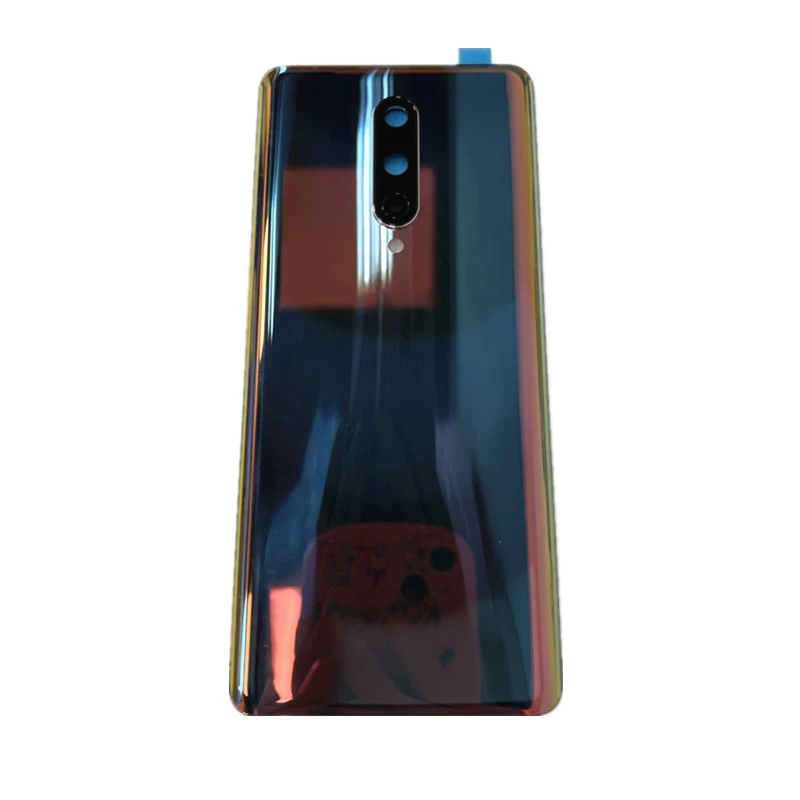 Back Glass For OnePlus 8 Battery Cover Hard Back Door Rear Housing For 1+8 Battery Back Cover Camera Lens