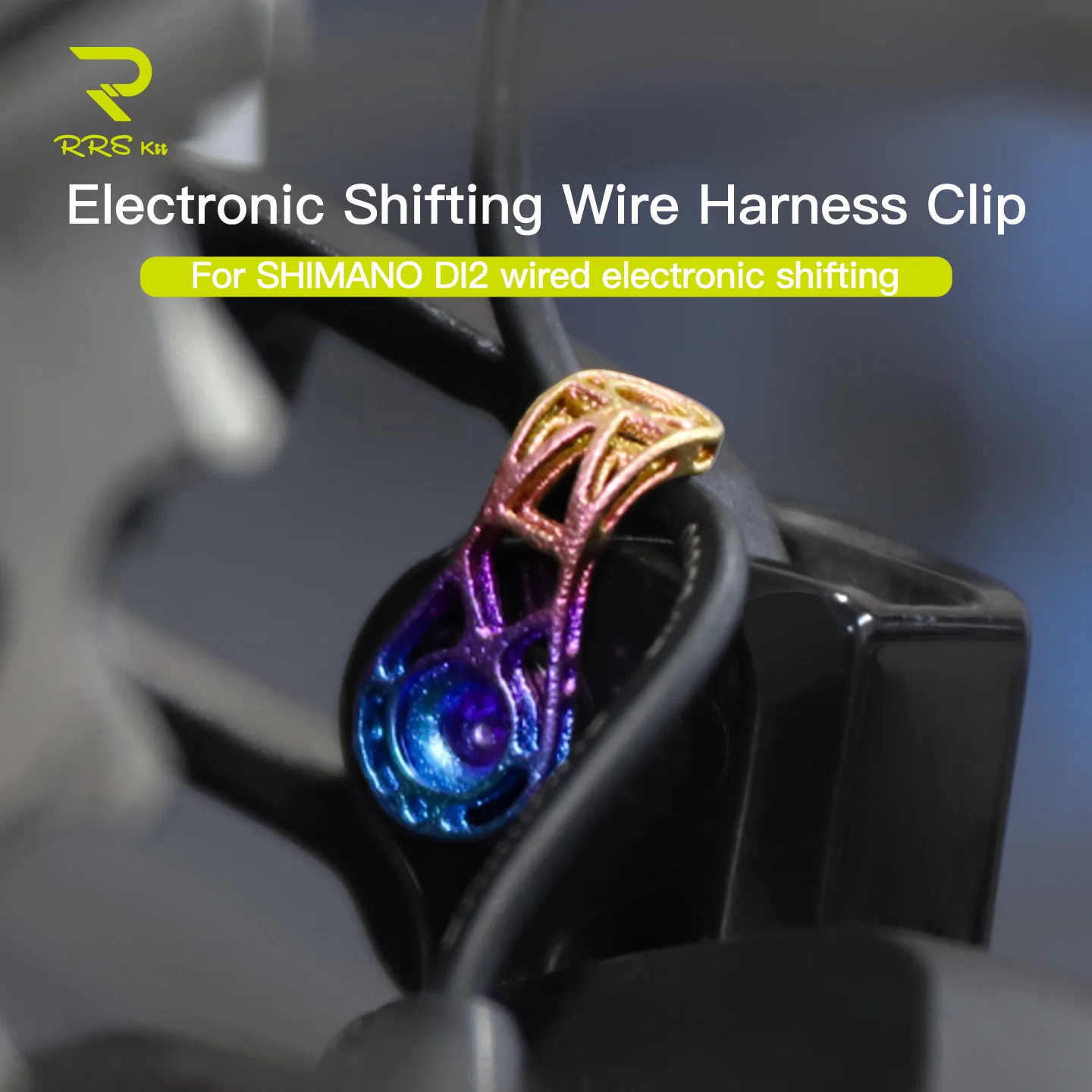 

RRSKIT For Shimano Di2 Wired Electronic Shifting Wire Harness Clip Bike Wired Electronic Derailleur System Plastic Harness Clip