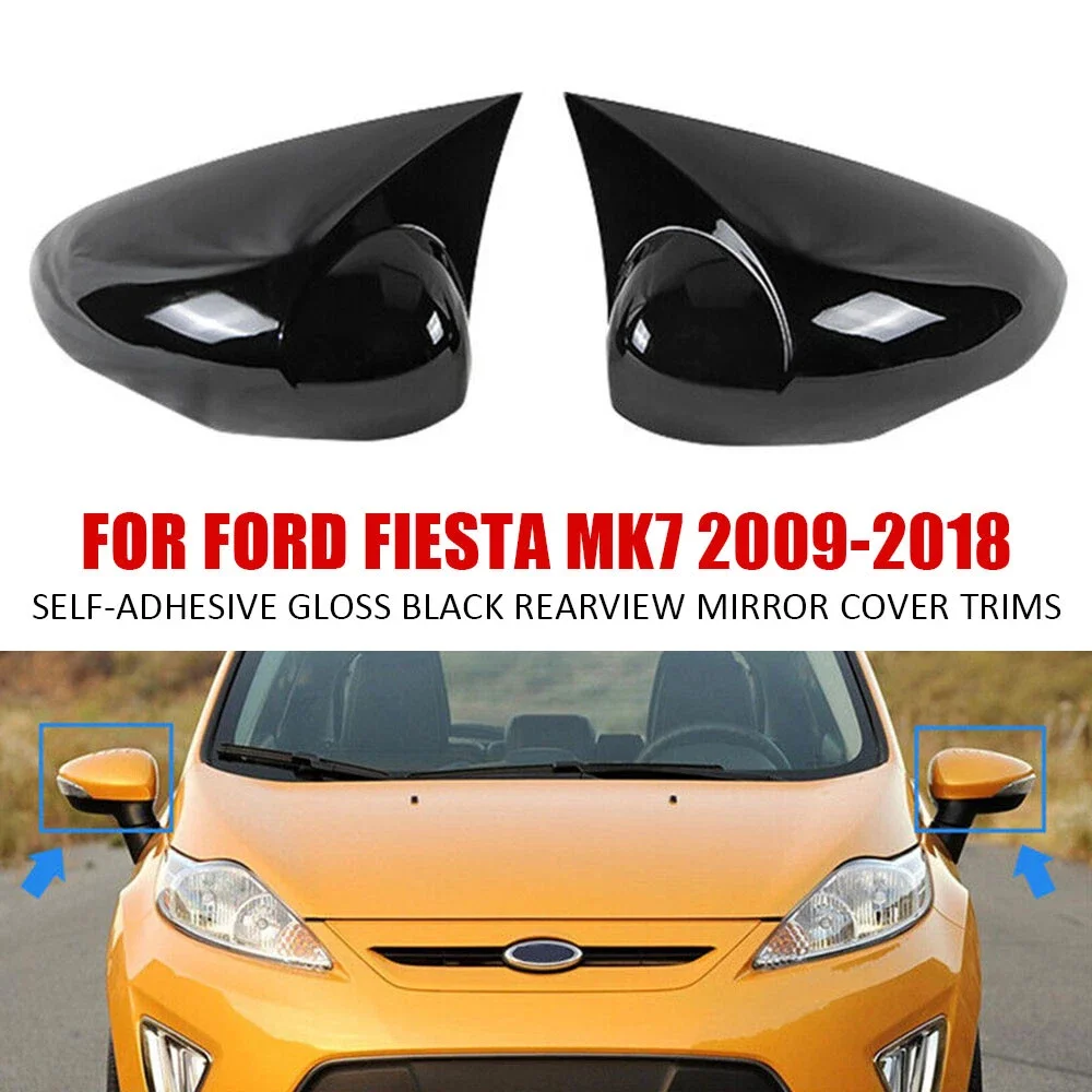 

For Ford Fiesta Mk7 2008-2017 Rearview Mirror Cover Body Kit Accessories