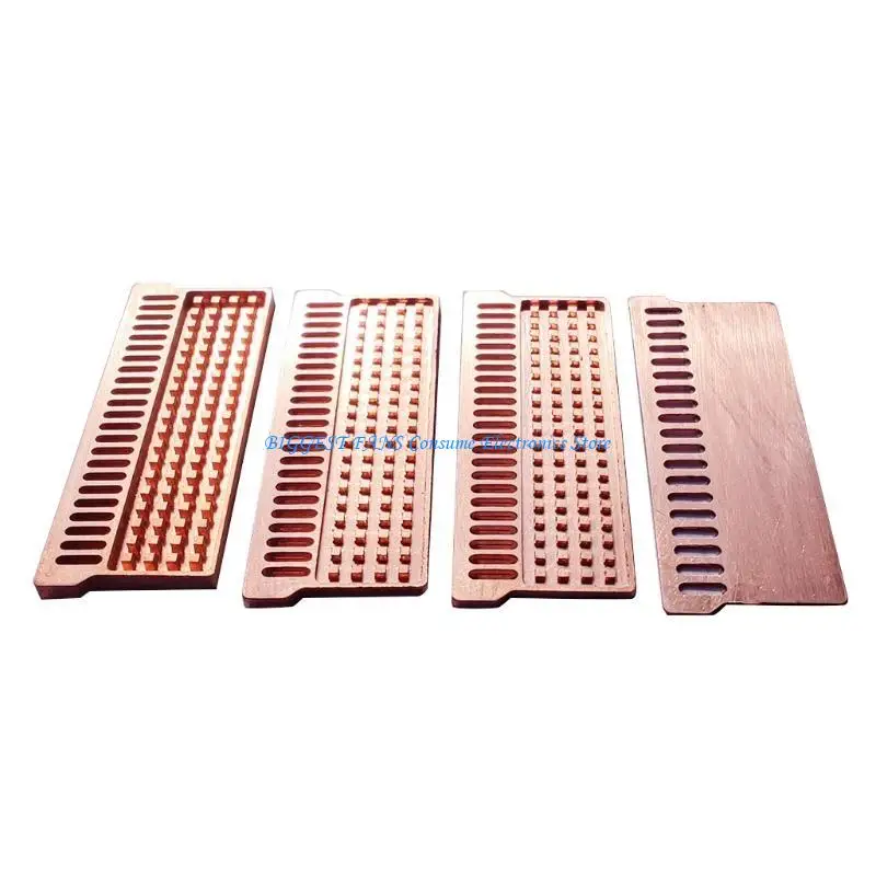 Laptop Memory Cooler Copper Heatsinks Notebook Cooling Radiator 2pcs 0.5- 3mm