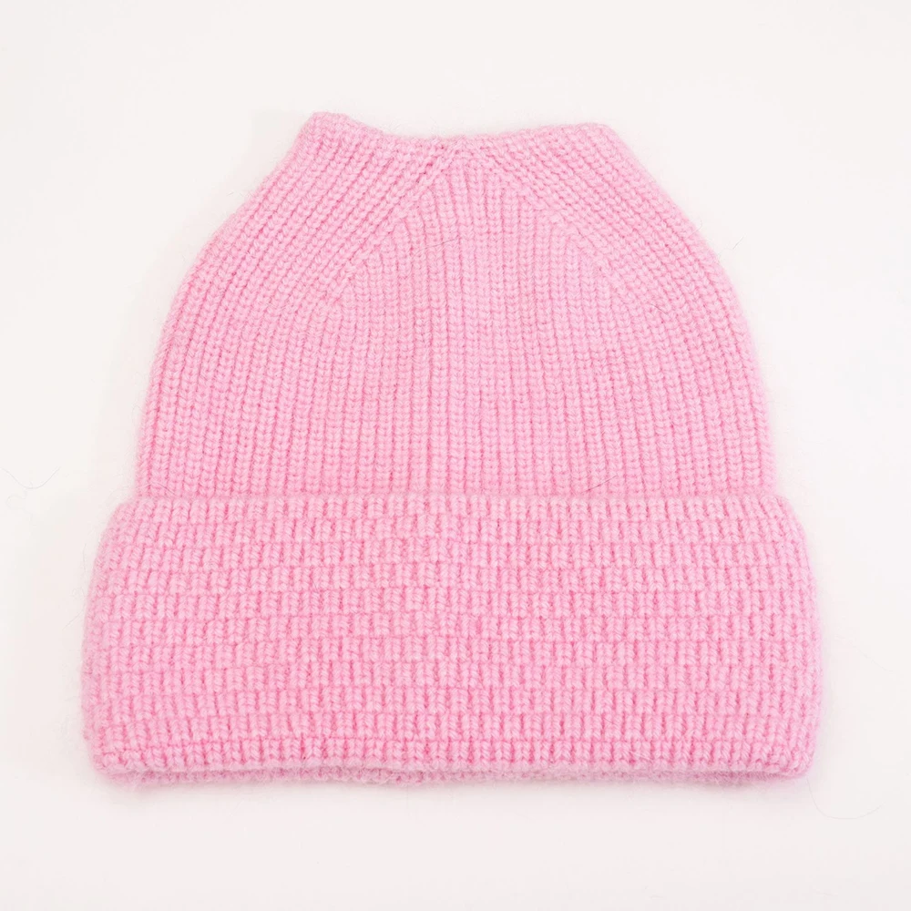 

Hat Angora Women Winter Knit Beanie Ears Design Warm Accessory For Cold Weather Autumn Sports Skiing Outdoor Holiday