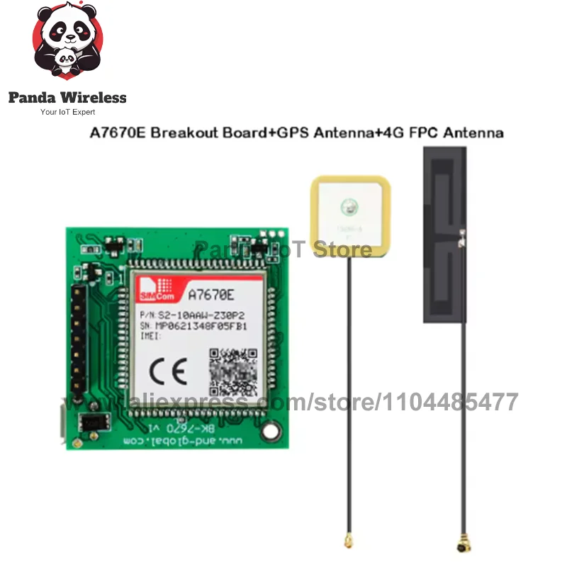 simcom-a7670e-a7670g-a7670na-with-lngv-or-mngv-suffix-core-board-lte-cat1-4g-2g-gnss-voice-core-board-with-fpc-gps-antenna