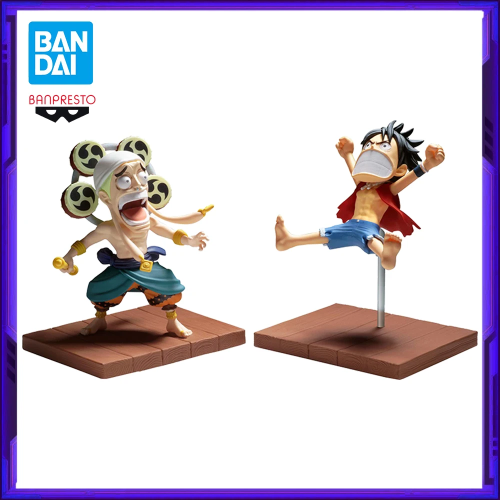 

В наличии Bandai Original Banpresto ONE PIECE WCF Monkey D. Luffy Enel Аниме Фигурка Модель Фигурки Игрушки