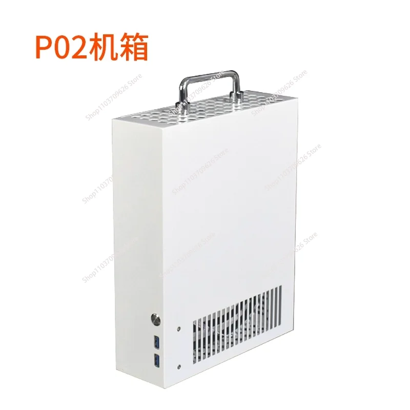 

Белый корпус портативного компьютера ITX P02 P03 P04