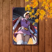 Gatchaman Jun Retro Metal Wall Art Decor,  - Vintage Iron Craft with Pre-Drilled Holes, Durable Indoor/Outdoor Use, Perfect for