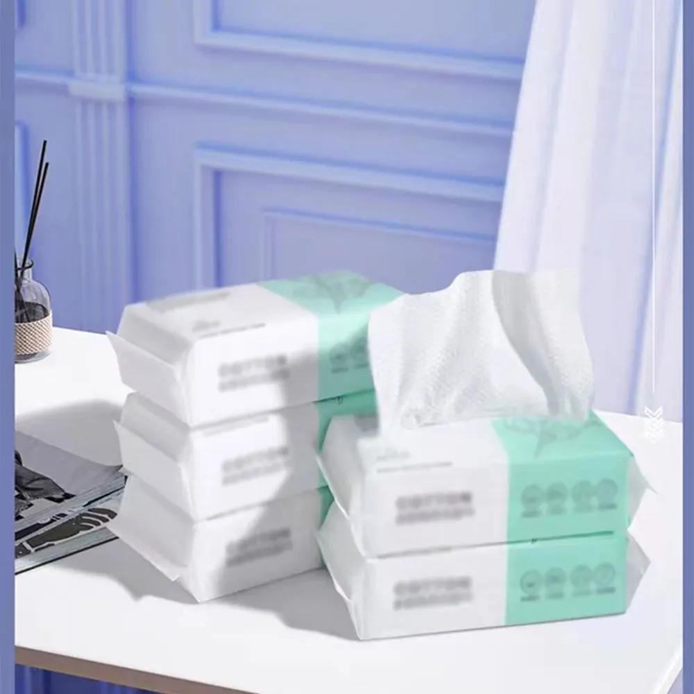 40/80Pcs Face Wipe Disposable Thickened Cotton Soft Dry Wet Dual Purpose Removable