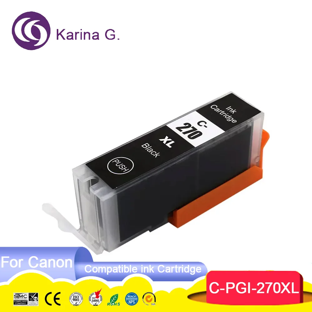 PGI-270XL PGI270XL PGI270 CLI-271XL CLI271XL CLI271 Compatible Ink Cartridge For Canon PIXMA MG7720 PIXMA TS8020/9020 Printer