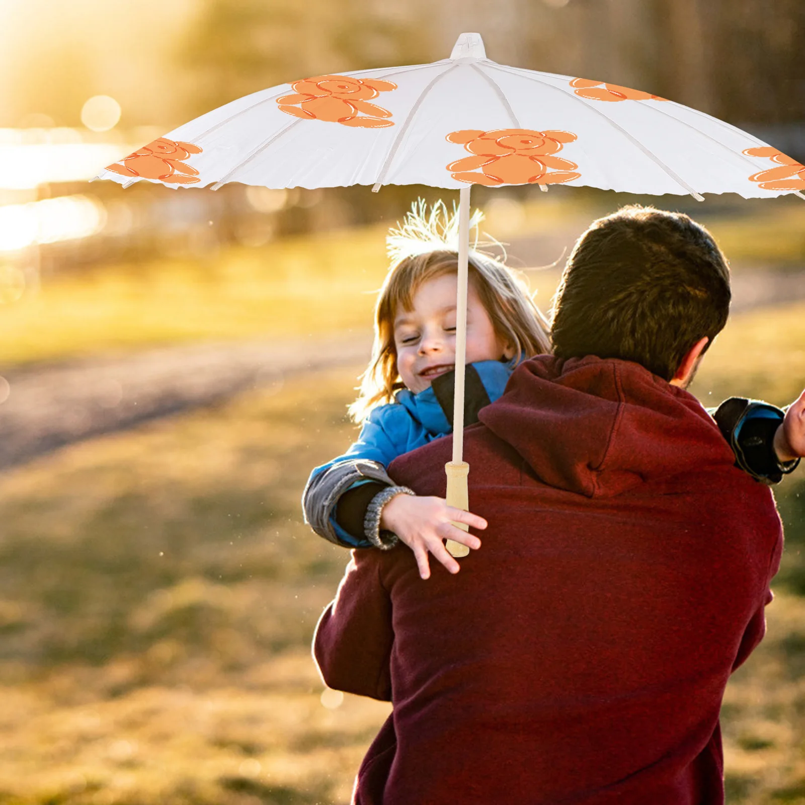 

1Pcs DIY Kids Blank Oil-Paper Umbrella for Painting Hand-Painted Craft Drawing Creative Children's Graffiti Project