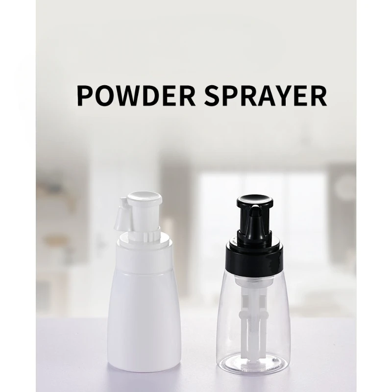 140ML Hair Salon Powder Spray Bottle Barber Haircut Talcum Refillable Plastic Container Portable Styling Tools Accessories