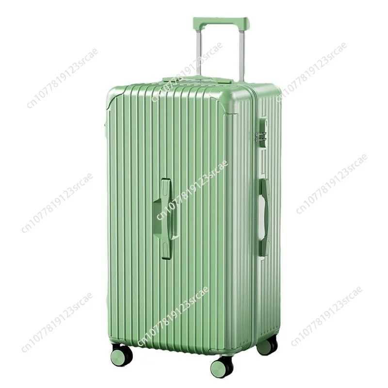 Suitcase for Women Large Capacity Strong and Durable Leather Case Trolley Case for Men 32-inch Silent Universal Wheel