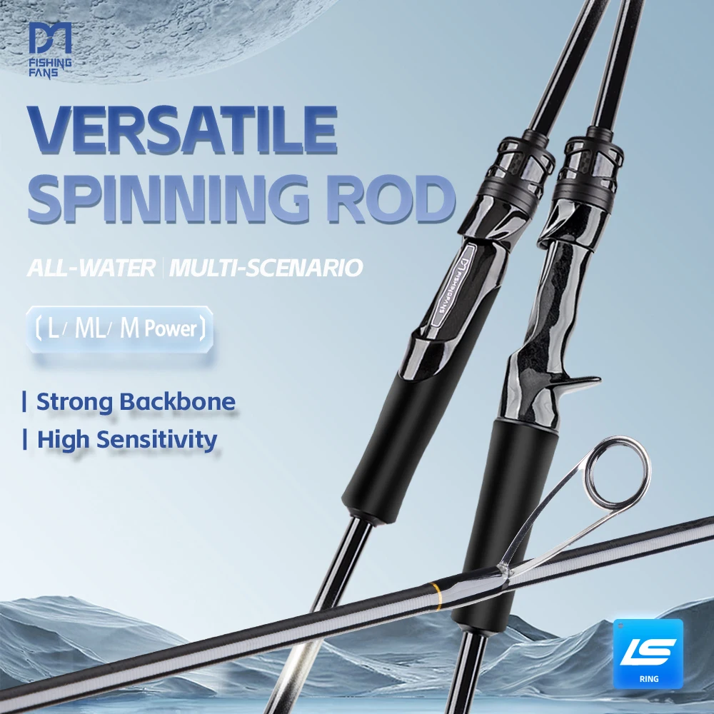 FISHINGFANS GREENBEE 6'6 7' 7'6 8' 8'6 7KG Big Power T1100 Carbon Blank LS Light Guide L ML M 5-18g 7-35g Bass Sea Fishing Rod