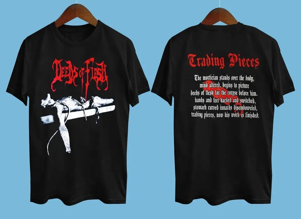 Deeds of flesh Disgorge Dying fetus Black 2 side Size S-5Xl Shirt