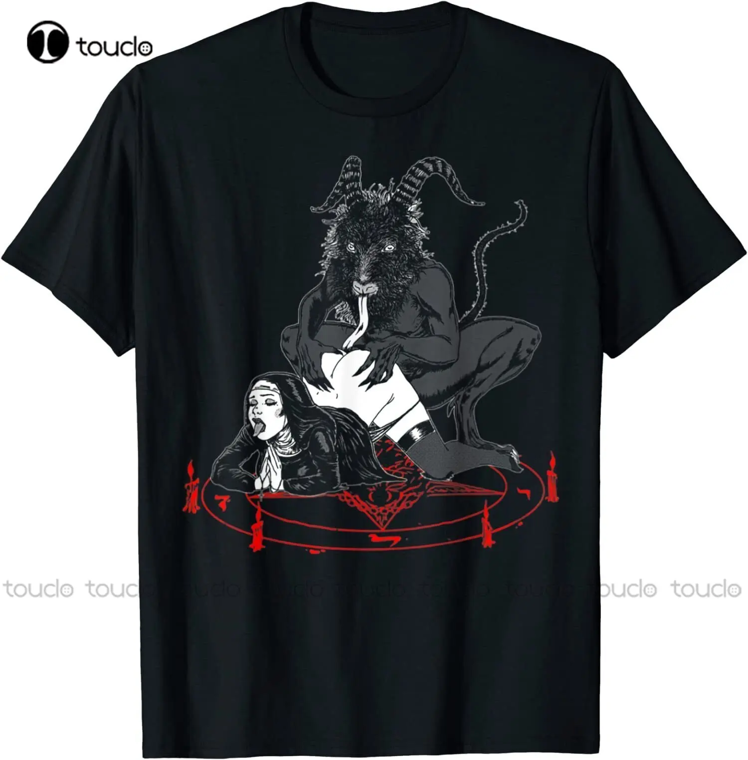 New Limited Unholy Dirty Nun Satan Is My Daddy T-Shirt Anime T Shirts Custom Aldult Teen Unisex Digital Printing Tee Shirts New