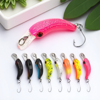KISMIS 8Pcs Mini Minnow Fishing Lures Floating Crankbait Hard Bait Sharp Hooks Artificial Fishing Accessories