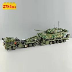 Ww2 Military Tank Transportation Truck Building Blocks City Soldiers Weapon Car Bricks Model DIY Toys for Boys Birthday Gift Set