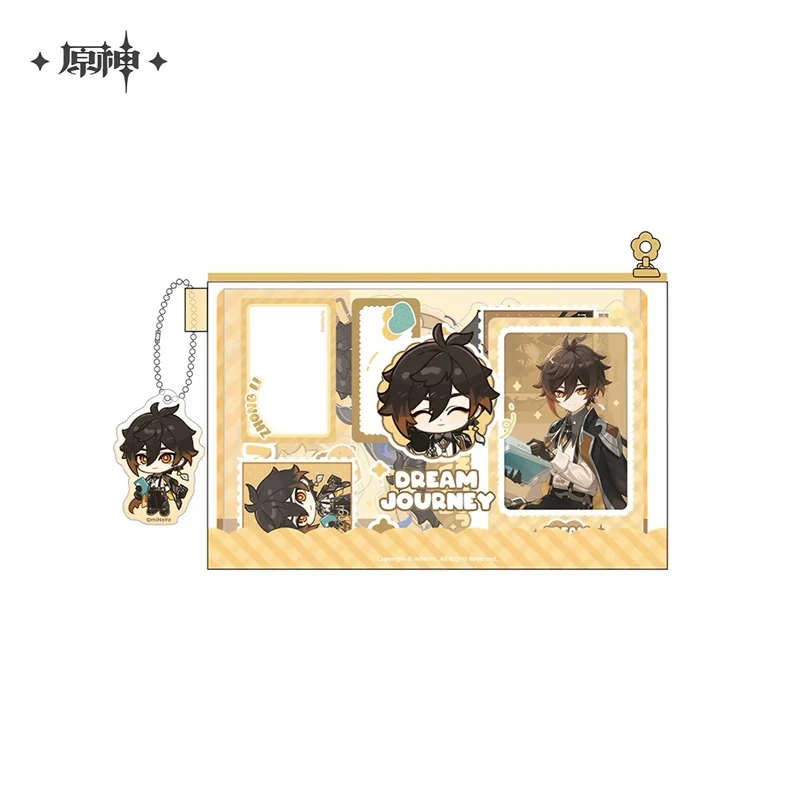 Pre Sale miHoYo Official Genuine Genshin Impact Merchandise Tartaglia ZhongLi Wriothesley Furina Columbina Flins Sticker Set Cos
