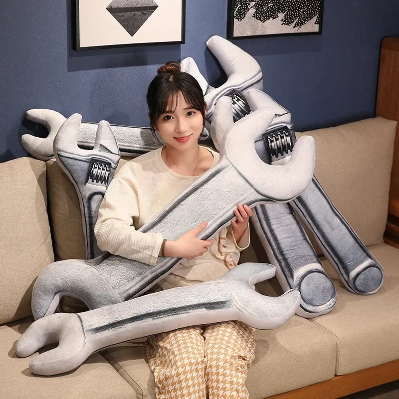 Living Room Decoration Simulation Wrench Pillow Creative Tools Sleeping Pillow Photo Show Props Supple Office Chair Cushions