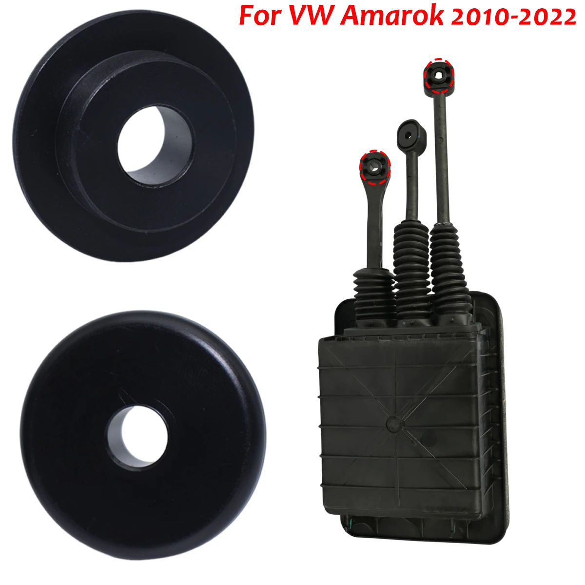 For VW Amarok 2010-2022 Upgrade Pivot Bushing MT Gear Selector Shift Cable End Rod Linkage Strengthen Lock Washer Retaining Clip
