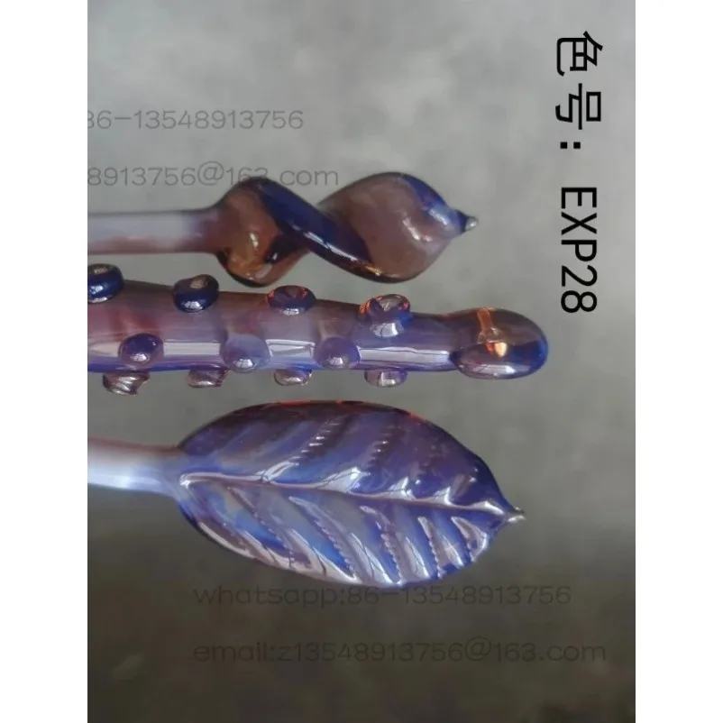 EXP28 Clove Purple Protein Bar Lamp Glass Rod Color High Borosilicate Glazed Hard Material Spot Quick Hair