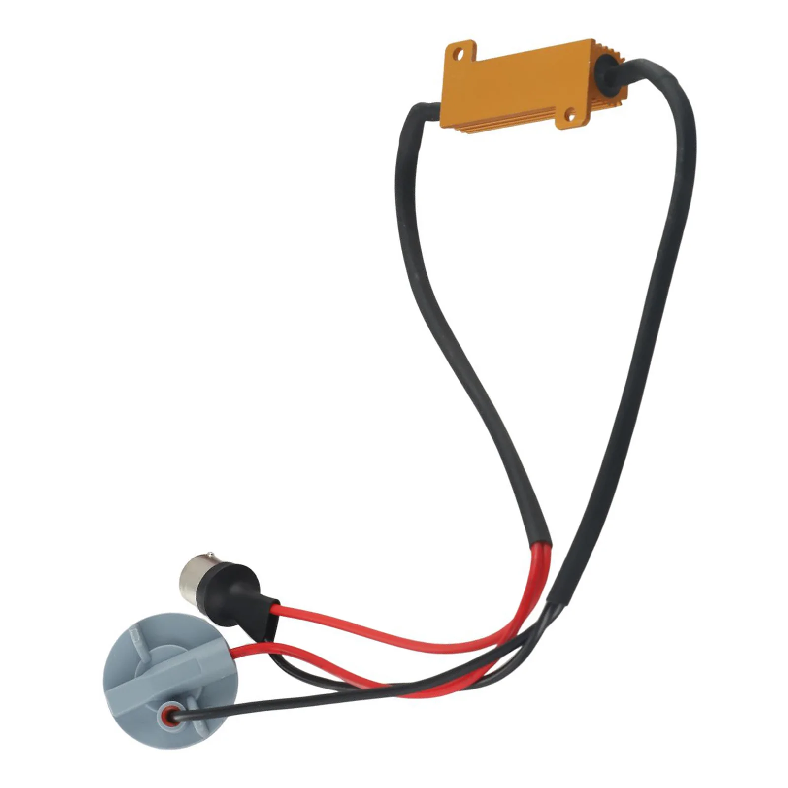 2pcs BA15S 1156 LED Bulb Canbus Load Resistor Decoder Canceller for Vehicle DRLs Fog Lights Rear Lights Error Solution