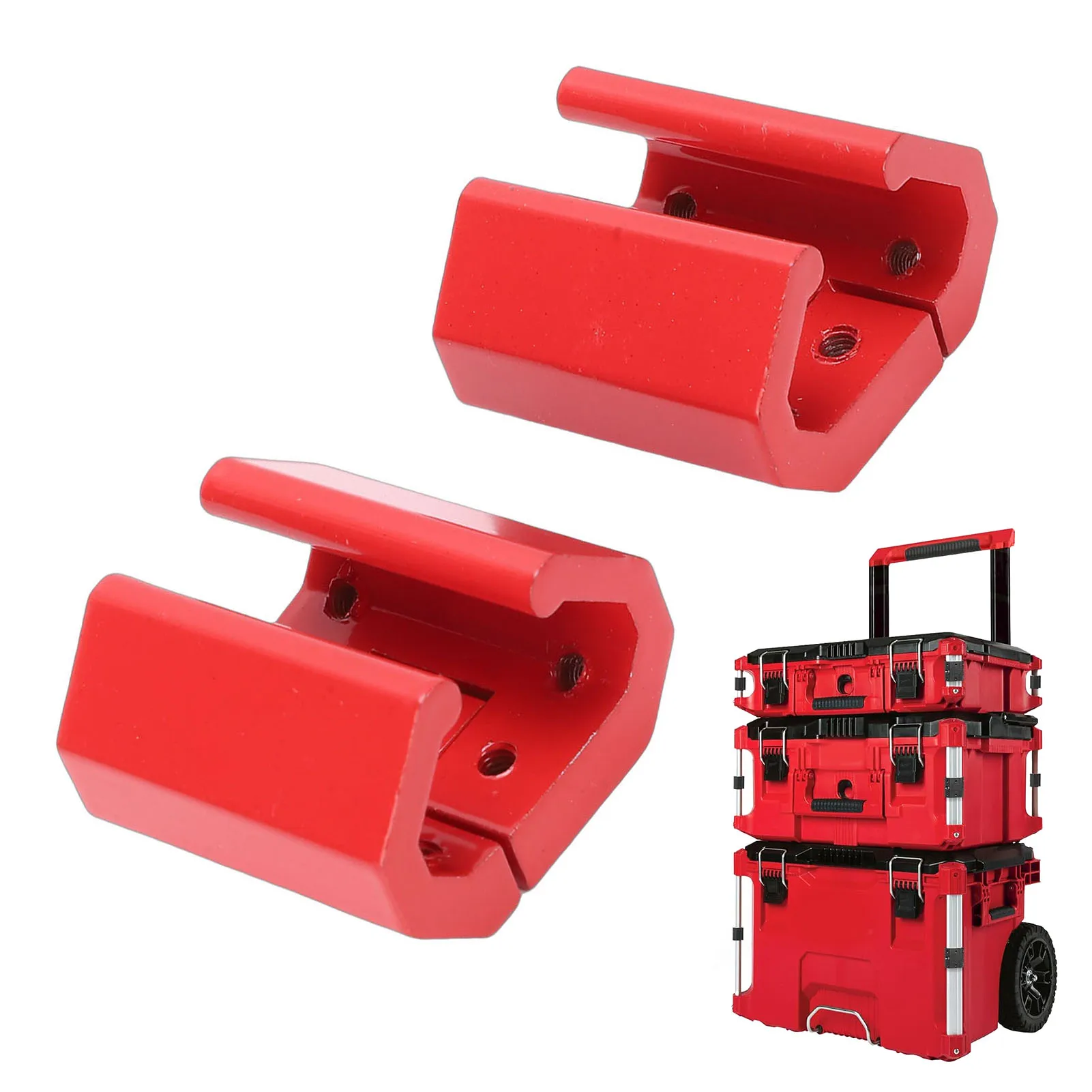 

2 шт. угловой зажим для рейки, подходящий для системы упаковки, ящик для инструментов, крепления для боковых направляющих, красные крепления для ящика для инструментов, крепления для рельсов, ящик для инструментов, зажим для рейки