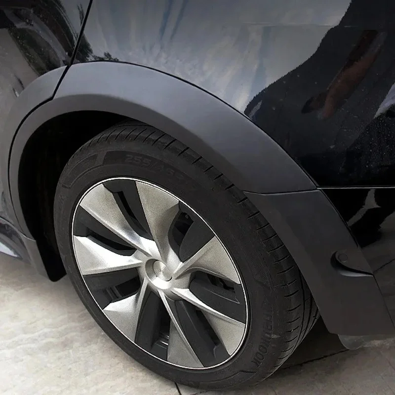 High Quality Carbon Fiber 10PCS Black Pattern Wheel Arch Flares Body Kit Exterior Accessories