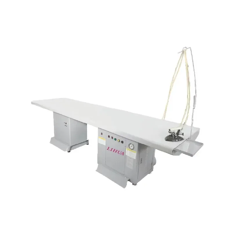 Industrial production ironing equipment semi-automatic home textile fabric steam ironing table