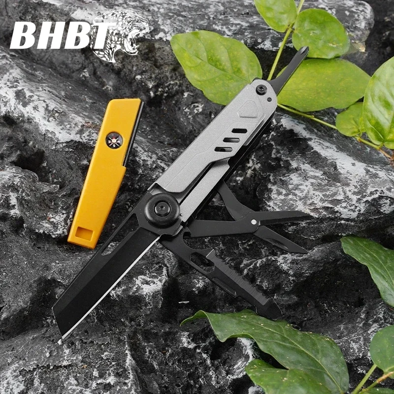 BHBT Multifunctional Knife Outdoor Home Portable Outdoor Survival Folding Knife Screwdriver Hand Tool Car Emergency Tool