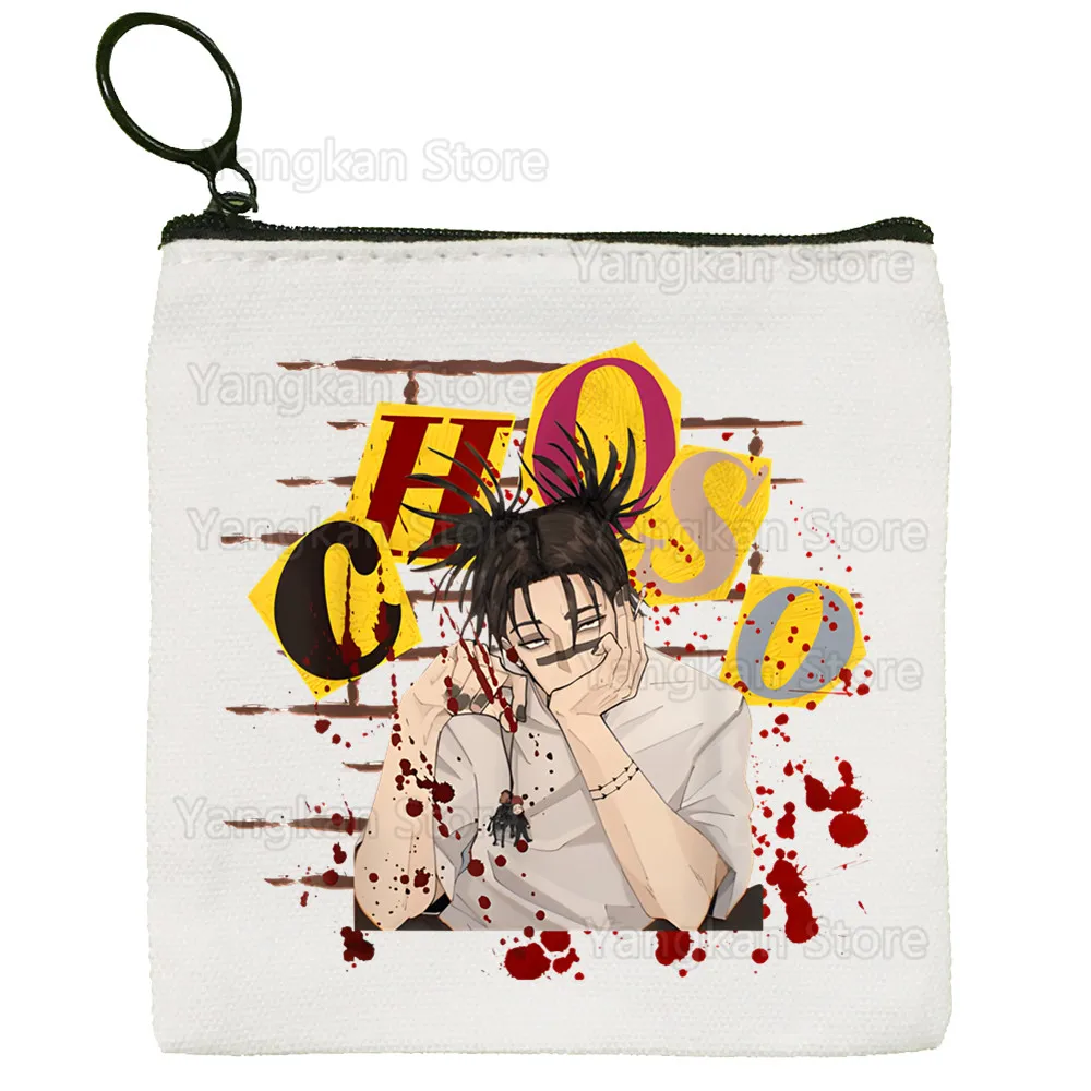 CHOSO Canvas Coin Purse Collection Canvas Bag Small Wallet Zipper Key Bag Hand Gift