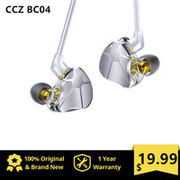 CCZ BC04 10MM Hybrid DD+BA High Dynamic Music Earphones 2Pin-Z Wided Earbuds Headest Sport HIFI In ear Monitor Headphones IEM