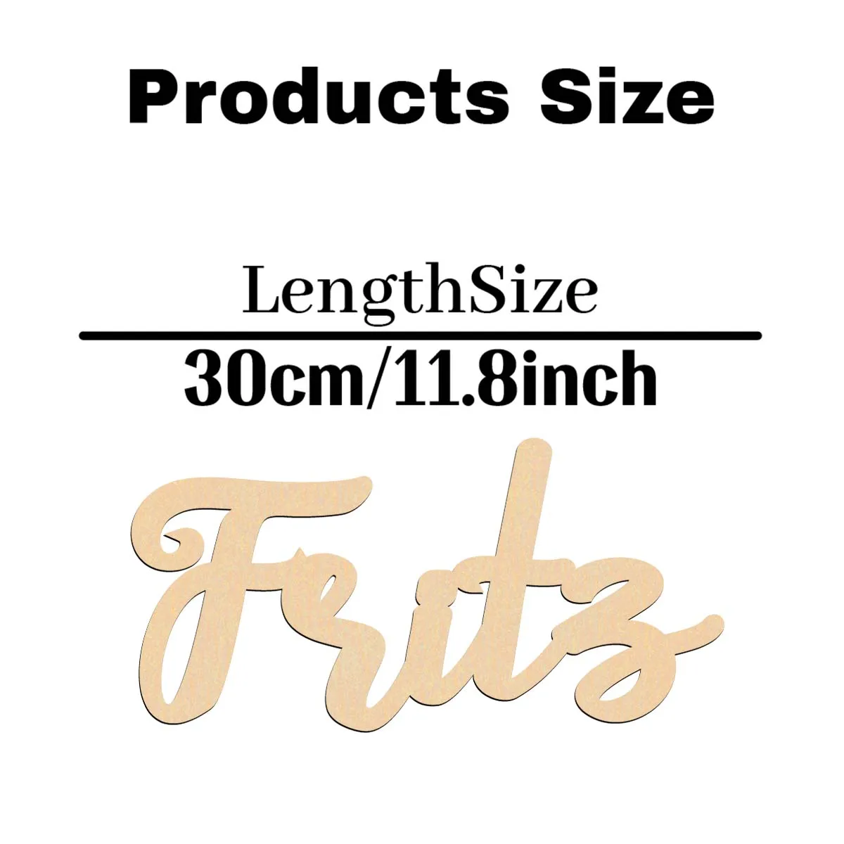 1 قطعة فريتج طويل الأمد مثال نص مخصص ديكور خشبي علامة مقطوعة بالليزر علامة خشبية ديكور فريد لغرفة النوم