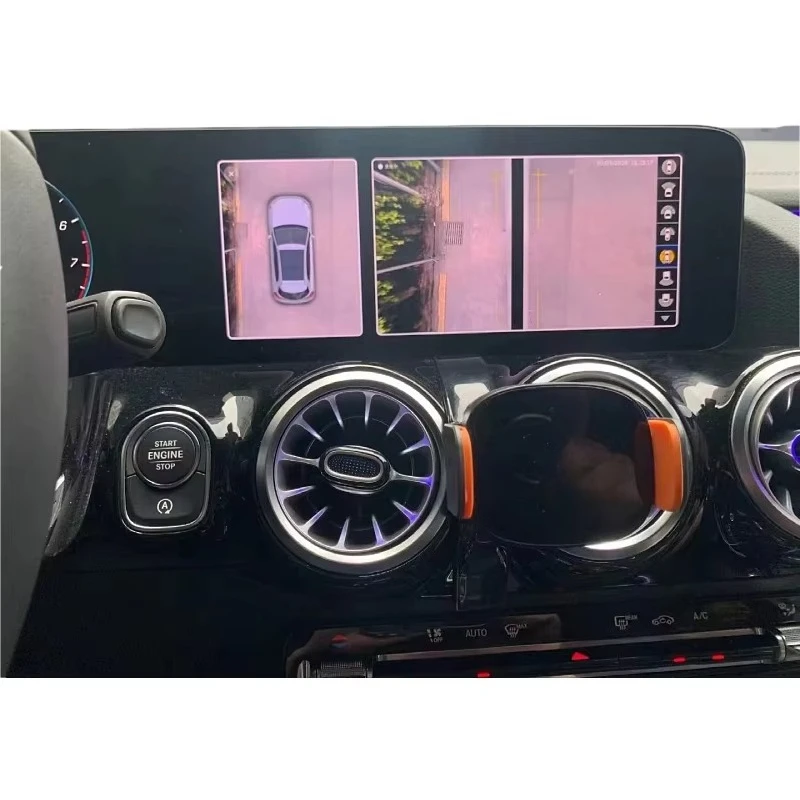360 Degree All-Round Bird View System for Safe Driving 4 Channels Around View Auto White Balance Compatible for BENZ C/E/S Class