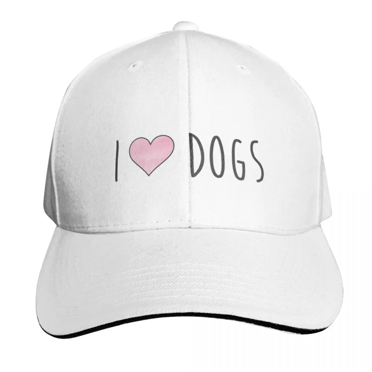 I Heart Dogs ฤดูร้อนสำหรับเด็กผู้ชายหมวกเบสบอล