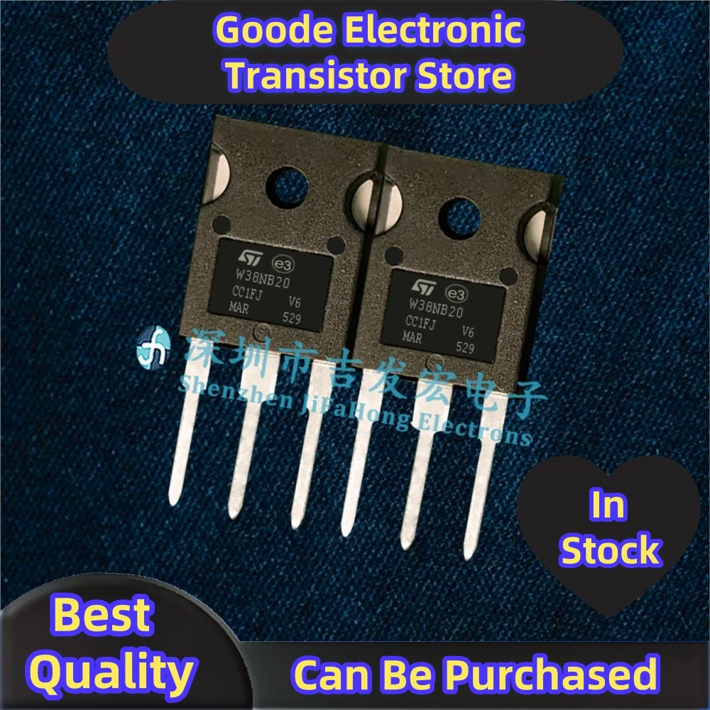 10PCS STW38NB20 W38NB20  TO-247 200V 38A 10Fast Shipping In Stock Best Quality
