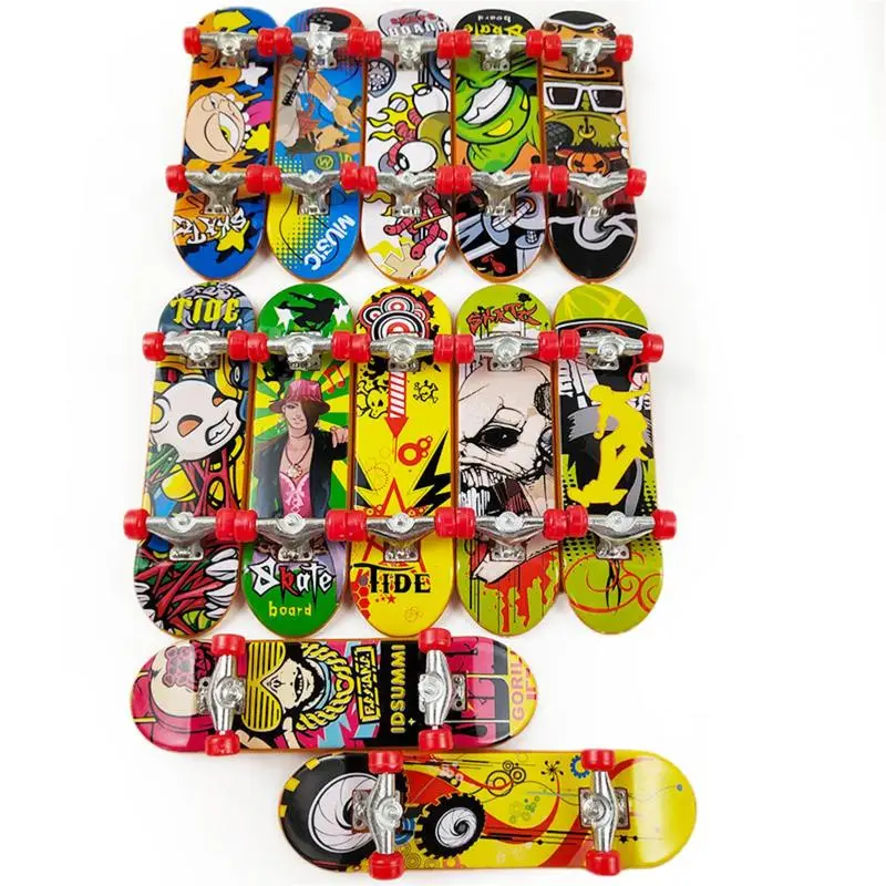 1pcs Finger Skateboard Toys Creative Fingertip Fingerboards Toys for Kids Birthday Party Favor Classroom Gift Goodies Filler