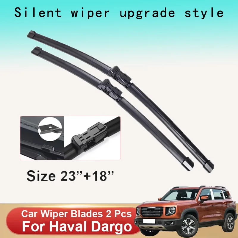 

Car Wiper Blades For Haval Dargo 2022 2023 2.0 GDIT DCT Car Accessories Front Windscreen Wiper Blade Brushes Cutter