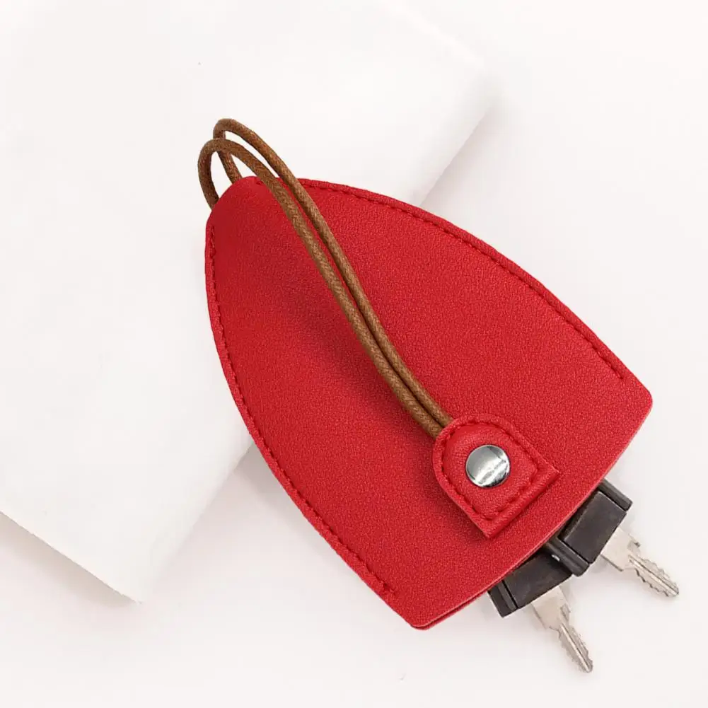 Pull-out Key Bag Stylish Faux Leather Key Storage Pouches Waterproof Handmade Portable Ideal Car Key Protectors with Capacity